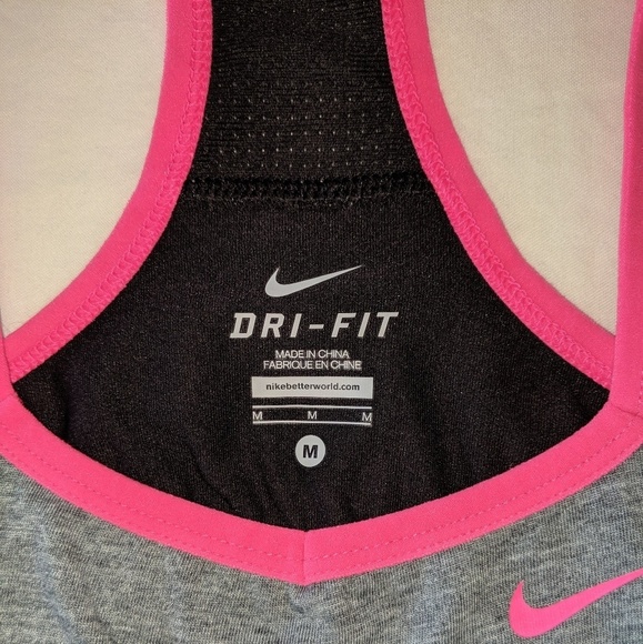 Girls Nike 'Cool' DriFIT 2-in-1 Cami Training Tank - Picture 2 of 6
